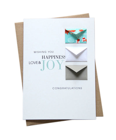 Congratulations Goldfish - Tiny Envelope Card