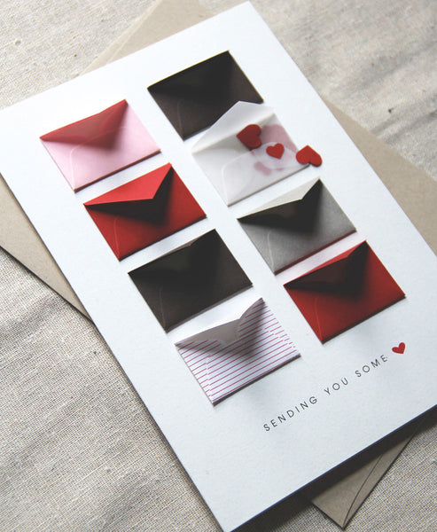 Sending You Love - Tiny Envelope Card