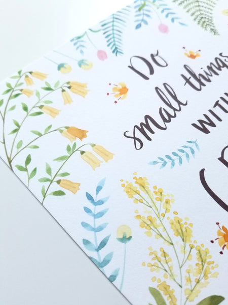 Wall art - Do Small Things