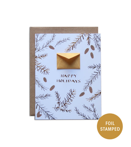 Foiled Pine Branches
