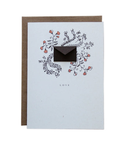Love Vines Valentine's Day - Tiny Envelope Card