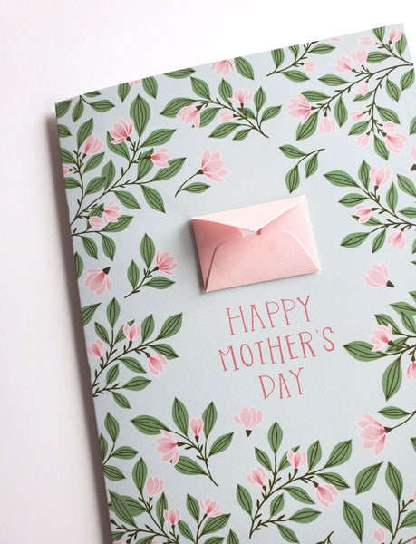 Magnolia Branches - Tiny Envelope Mother's Day Card