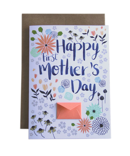 First Mother's Day - Tiny Envelope Mother's Day Card