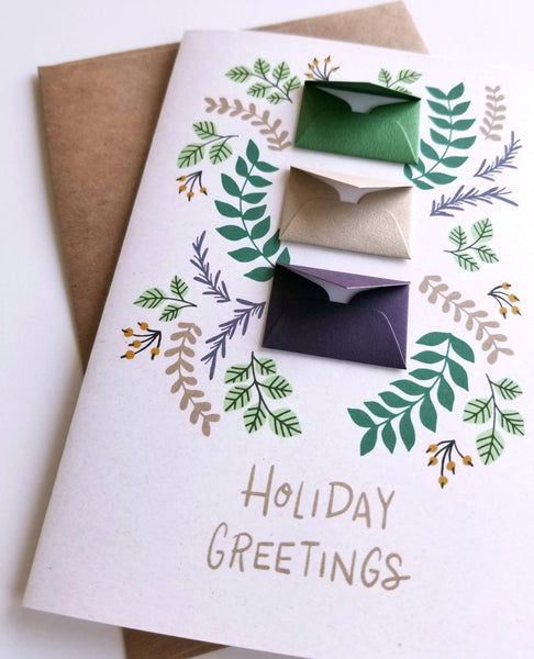 Holiday Fern Tiny Envelopes Card
