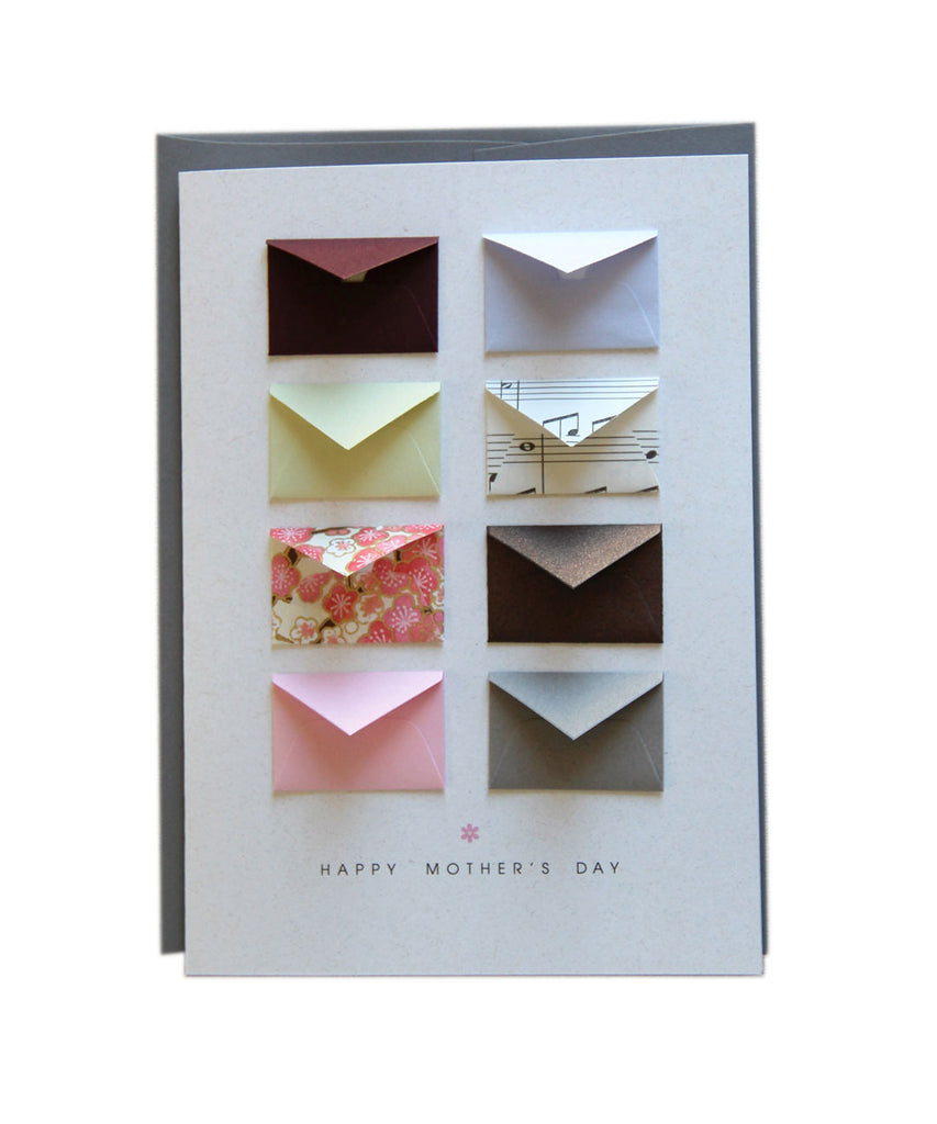 Music Notes & Cherry Blossoms - Tiny Envelope Mother's Day Card