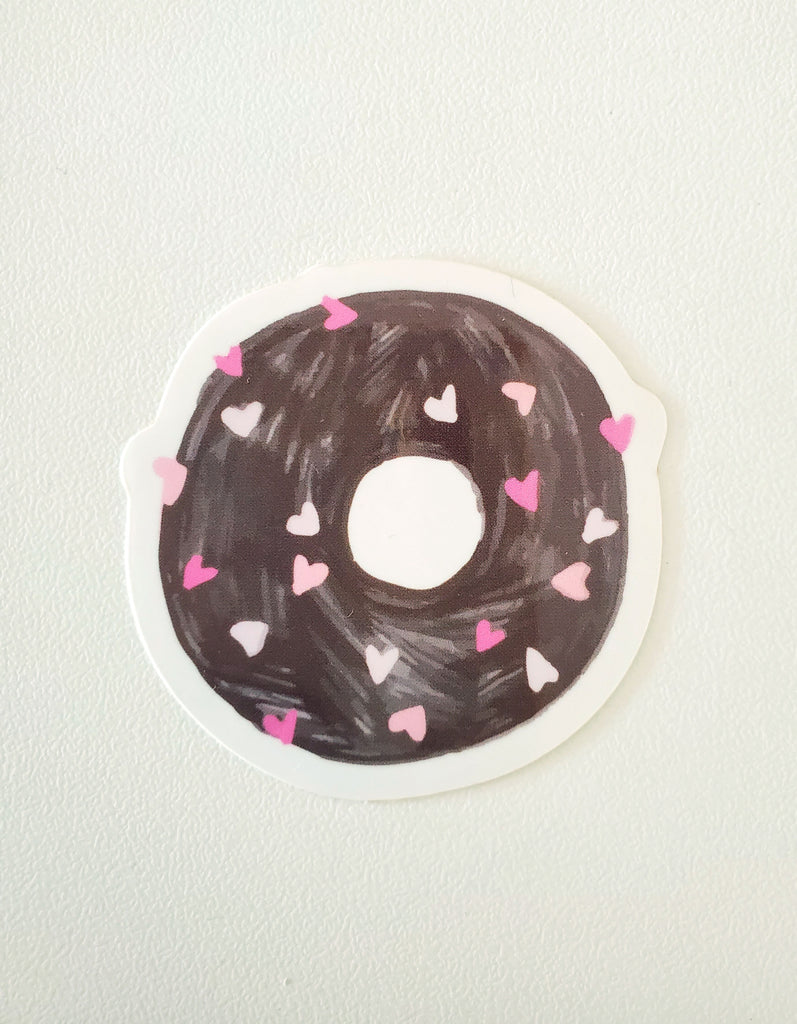 Chocolate Donut Sticker – Lemon Drop Papers, Inc.