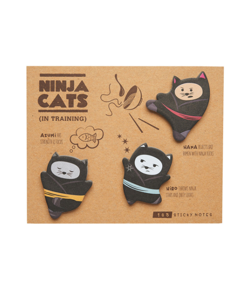 Ninja Cats Sticky Notes