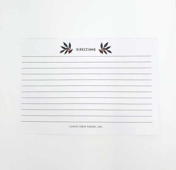 Berries Hand Illustrated Recipe Cards